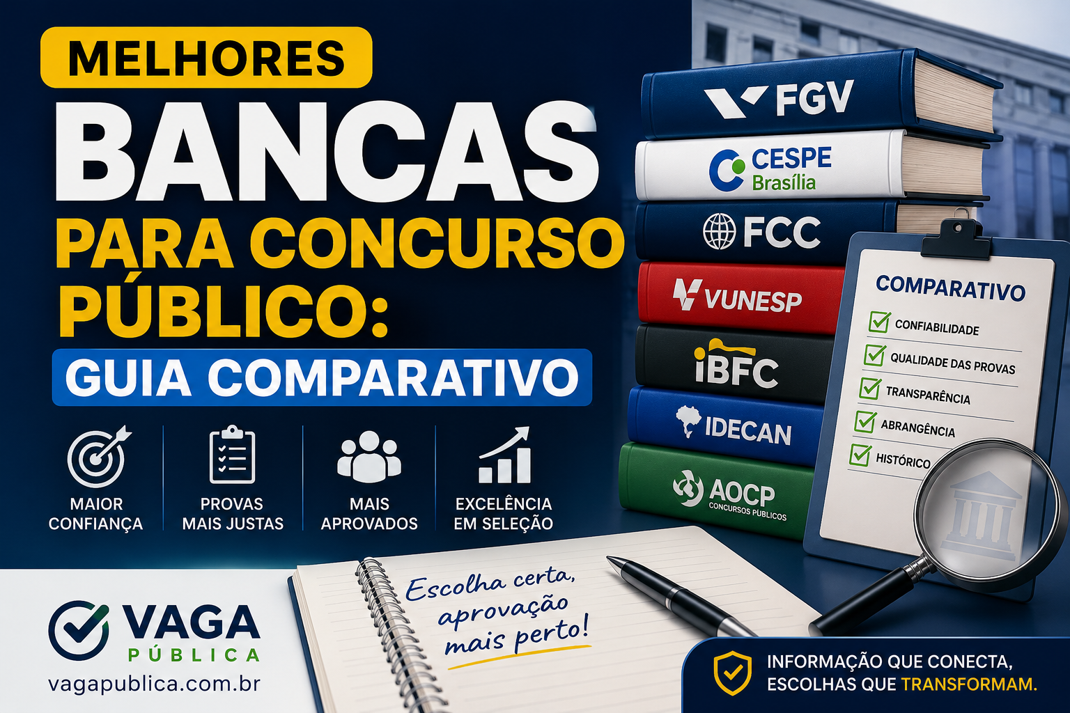 Melhores Bancas para Concurso Público: Guia Comparativo